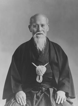 Der Begründer von Aikido, Morihei Ueshiba